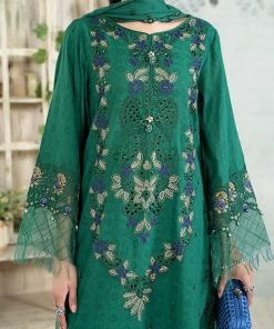 Mariab Green Embroidered Self Jacquard Lawn Suit Mbdw-Ea2426Dg 11 Dwea2426Greenc Imanistudio.com