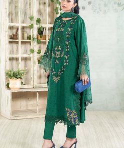 Mariab Green Embroidered Self Jacquard Lawn Suit Mbdw-Ea2426Dg 10 Dwea2426Greenf Imanistudio.com