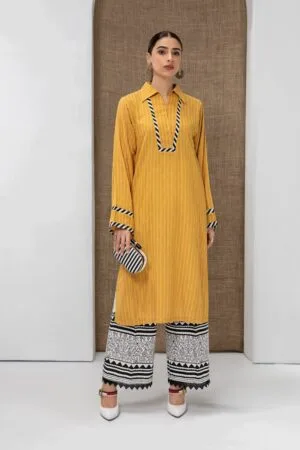 Casual Wear Mustard Tunic/ Shirt Mb-Ss24-43Md