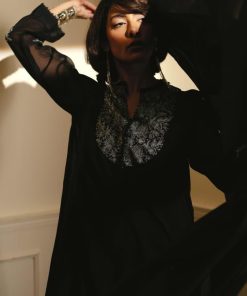 Zara Shahjahan 3Pcs Black Georgette Chiffon Suit Zszc-1997Jb 10 Zc 1997B Imanistudio.com