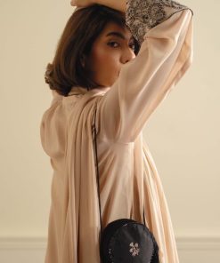 Zara Shahjahan 3Pcs Beige Georgette Chiffon Suit Zszc-1999Bb 8 Zc 1999C Imanistudio.com