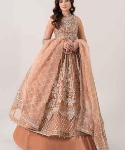 Luxury Formal Ash Pink Embroidered Net Suit Mbds-Ea2804Ap 8 D 4 Tane Imanistudio.com