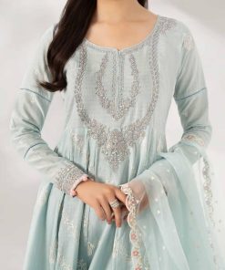 Luxury Pret Sky Blue Cotton Lawn Embroidered Suit Mbdw-Ef2419Sb 10 Dw Ef2219 Lightbluec Imanistudio.com