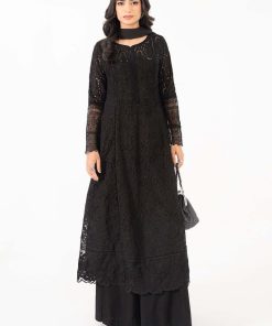 Luxury Pret Black Cotton Lawn Embroidered Suit Mbdw-Mn2411Jb 8 Dw Mn2411Black Imanistudio.com