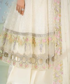 Luxury Formal Off-White Embroidered Organza Outfit Mbsf-Ea2416Ow 13 Sfea2416Whtb Imanistudio.com