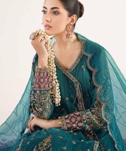 Luxury Formal Teal Blue Embroidered Net Outfit Mbsf-Ea2403Tb 13 Sfef2403Teale Imanistudio.com