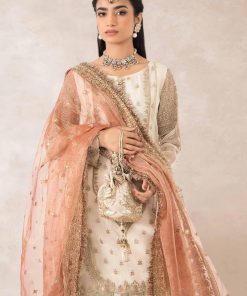 Luxury Formal Off-White Embroidered Raw Silk Outfit Mbsf-Pf2404Ow 10 Sfpf2404Offwhtc Imanistudio.com