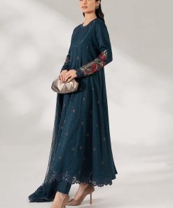 Luxury Pret Teal Dobby Lawn Embroidered Suit Mbdw-Ef2405Tl 9 Dw Pf2405Tealf Imanistudio.com