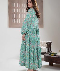 1 Pcs Sea-Green Arabic Lawn Dress Mb-Ea24101Sg 8 Mb Ea24 101Seagreena Imanistudio.com