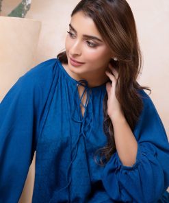 1 Pcs Royal Blue Dobby Lawn Embroidered Tunic Mb-Ea2447Rb 11 Mb Ea2447Elctricbluec Imanistudio.com