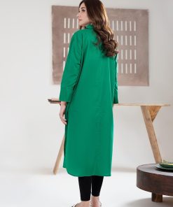 1 Pcs Green Cambric Cotton Shirt Mb-Ea2467Gr 10 Mb Ea2467Greena Imanistudio.com