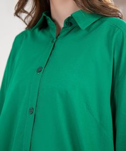 1 Pcs Green Cambric Cotton Shirt Mb-Ea2467Gr 8 Mb Ea2467Greenc Imanistudio.com