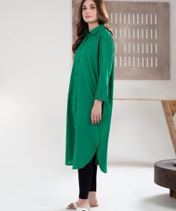 1 Pcs Green Cambric Cotton Shirt Mb-Ea2467Gr 7 Mb Ea2467Greend Imanistudio.com