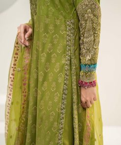 Luxury Pret Green Olive Linen Embroidered Suit Mbdw-Aw25101Go 9 Dww24101Greend Imanistudio.com