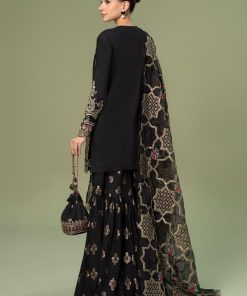 Luxury Formal Black Linen Embroidered Suit Mbsf-Aw24105Bb 12 Dww24105Blacka Imanistudio.com