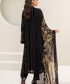 Luxury Pret Black Plush Embroidered Suit Mbdw-Aw24173Bb 10 Dww24173Black Imanistudio.com