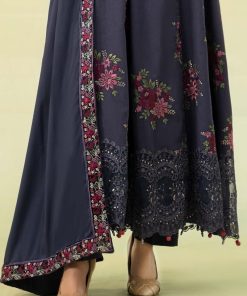 Luxury Pret Dark Blue Khaddar Embroidered Suit Mbdw-Aw2633Dp 9 Dww2433Blue.jpgc Imanistudio.com