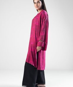 1 Pcs Fucsia Pink Printed Twill Shirt Mb-Ws2443Fp 11 Mb Ws24 43Fuchsiaa Imanistudio.com