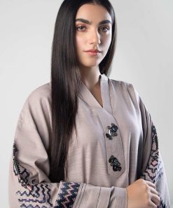 1 Pcs Grey Slub Khaddar Shirt Mb-Ws2436Gr 16 Mb Ws2436Grayg Imanistudio.com