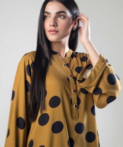 2 Pcs Mustard Printed Herringbone Co-Ord Set Mb-Ws2449Mb 11 Mb Ws2449Mustardg Imanistudio.com