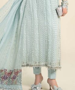 Luxury Formal Ice Blue Embroidered Chiffon Suit Mbcs-Aw24103Ic 12 D 3 Skyd Imanistudio.com