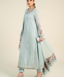 Luxury Formal Ice Blue Embroidered Chiffon Suit Mbcs-Aw24103Ic 9 D 3 Skyg Imanistudio.com