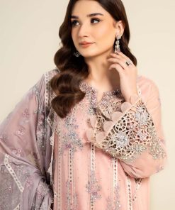 Luxury Formal Light Pink Embroidered Chiffon Suit Mbcs-Aw24106Lp 10 D 6 Peachb Imanistudio.com