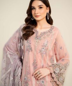 Luxury Formal Light Pink Embroidered Chiffon Suit Mbcs-Aw24106Lp 11 D 6 Peachc Imanistudio.com