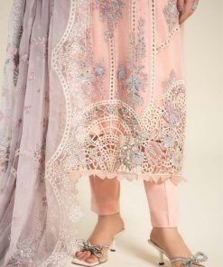 Luxury Formal Light Pink Embroidered Chiffon Suit Mbcs-Aw24106Lp 13 D 6 Peachd Imanistudio.com