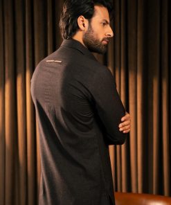 2Pcs Wash &Amp; Wear Folded Collar Shalwar Kameez Imist-Mkr-01-Chocochip 8 Mkr Chc 01B Imanistudio.com