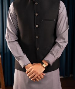 Mens Waistcoat Wash &Amp; Wear Sleeveless Blazer Imist-Srm-1224Black 7 Mens Waistcoat Wash &Amp; Wear Sleeveless Blazer Imist-Srm-1224Black