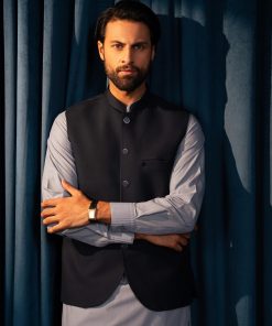 Mens Waistcoat Wash &Amp; Wear Sleeveless Blazer Imist-Srm-1124Navy 6 Srm Nvy 02 Imanistudio.com