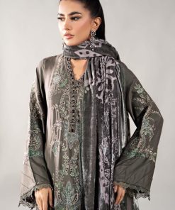 Luxury Linen Embroidered Grey Suit Mbdls-Aw1209Gy 17 D 9Greyc Imanistudio.com
