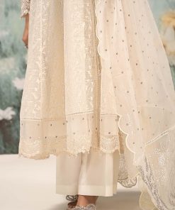 Luxury Pret Off-White Embroidered Organza Suit Mbdw-Ef25101Wt 13 Dw Ef25101Off Whitec Imanistudio.com