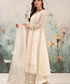 Luxury Pret Off-White Embroidered Organza Suit Mbdw-Ef25101Wt 9 Dw Ef25101Off Whiteg Imanistudio.com
