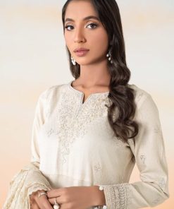 Luxury Pret Light Beige Embroidered Dobby Lawn Suit Mbdw-Ef2530Lb 11 Dw Ef2530Baigeb Imanistudio.com