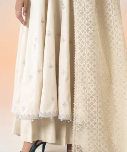 Luxury Pret Light Beige Embroidered Dobby Lawn Suit Mbdw-Ef2530Lb 13 Dw Ef2530Baigec Imanistudio.com