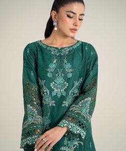 Luxury Pret Dark Green Embroidered Self Jacquard Lawn Suit Mbdw-Ef2547Dg 11 Dw Ef2547Greenc Imanistudio.com