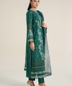 Luxury Pret Dark Green Embroidered Self Jacquard Lawn Suit Mbdw-Ef2547Dg 9 Dw Ef2547Greenf Imanistudio.com