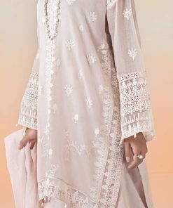 Luxury Pret Pastel Pink Embroidered Cotton Net Suit Mbdw-Ef2592Pp 14 Dw Ef2592Pinkd Imanistudio.com