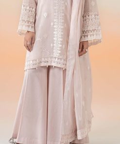 Luxury Pret Pastel Pink Embroidered Cotton Net Suit Mbdw-Ef2592Pp 15 Dw Ef2592Pinke Imanistudio.com