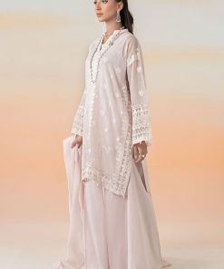 Luxury Pret Pastel Pink Embroidered Cotton Net Suit Mbdw-Ef2592Pp 10 Dw Ef2592Pinkg Imanistudio.com