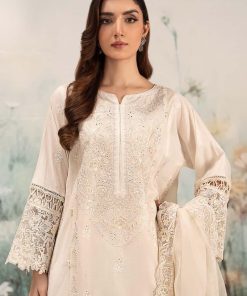 Luxury Pret Off-White Embroidered Lawn Suit Mbdw-Ef2595Ww 10 Dw Ef2595 Off Whiteb Imanistudio.com