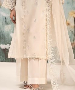 Luxury Pret Off-White Embroidered Lawn Suit Mbdw-Ef2595Ww 13 Dw Ef2595 Off Whitee Imanistudio.com
