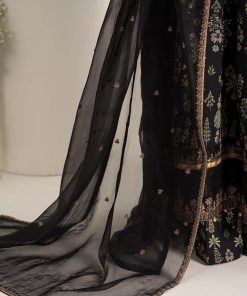 Luxury Pret Black Printed Cotton Lawn Angrakha Suit Mbdw-Ef2526Ba 16 Dwef 2526Blackd Imanistudio.com