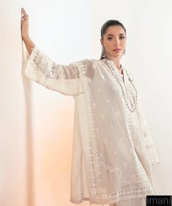 Luxury Pret Off-White Embroidered Cotton Net Suit Mbdw-Ef2592Ow 9 Dwef 2592Offwhite Imanistudio.com