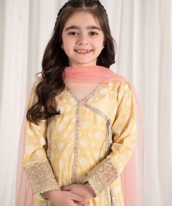 Mariab Banana Embroidered Cotton Lawn Suit Mbkd-Ef2509Bn 18 Mkd Ef2509Yellow Imanistudio.com