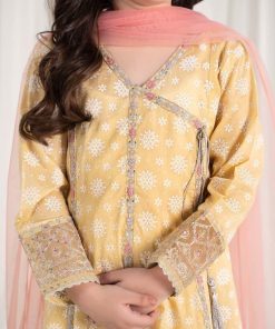 Mariab Banana Embroidered Cotton Lawn Suit Mbkd-Ef2509Bn 16 Mkd Ef2509Yellowd Imanistudio.com