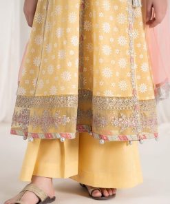 Mariab Banana Embroidered Cotton Lawn Suit Mbkd-Ef2509Bn 19 Mkd Ef2509Yellowf Imanistudio.com