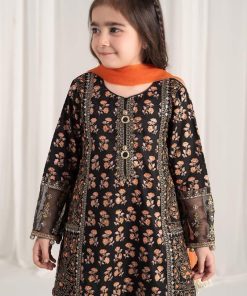 Mariab Black Embroidered Cotton Lawn Suit Mbkd-Ef2523Bk 8 Mkd Ef2523Blackb Imanistudio.com